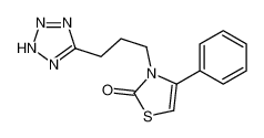 4-phenyl-3-[3-(2H-tetrazol-5-yl)propyl]-1,3-thiazol-2-one 109758-06-7