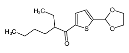 1-[5-(1,3-dioxolan-2-yl)thiophen-2-yl]-2-ethylhexan-1-one 898772-98-0