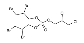 bis(2,3-dibromopropyl) 2,3-dichloropropyl phosphate 22945-76-2