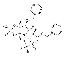 115351-17-2 (S)-2-(benzyloxy)-1-((3aR,5S,6S,6aR)-6-(benzyloxy)-2,2-dimethyltetrahydrofuro[2,3-d][1,3]dioxol-5-yl)ethyl trifluoromethanesulfonate