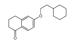 88628-50-6 6-(2-cyclohexylethoxy)-3,4-dihydro-2H-naphthalen-1-one