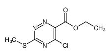 乙基5-氯-3-（甲硫基）-1,2,4-三嗪-6-羧酸