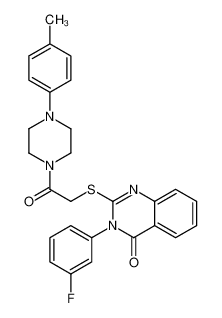 81279-29-0 structure, C27H25FN4O2S