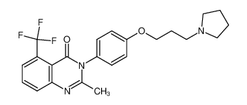 862309-06-6 structure, C23H24F3N3O2