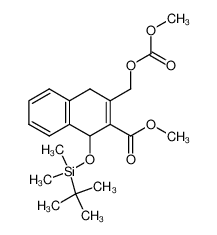 887256-19-1 spectrum, methyl 1-(t-butyldimethylsilyloxy)-3-[(methoxycarbonyloxy)methyl]-1,4-dihydronaphthalene-2-carboxylate