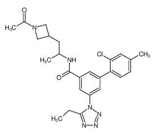 1000585-88-5 structure, C25H29ClN6O2