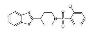 606082-08-0 structure, C18H17ClN2O2S2