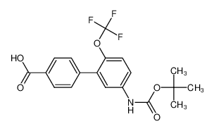 929891-12-3 structure, C19H18F3NO5