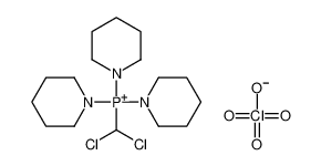 dichloromethyl-tri(piperidin-1-yl)phosphanium,perchlorate 73790-43-9