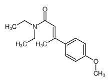 (E)-N,N-diethyl-3-(4-methoxyphenyl)but-2-enamide 90316-39-5