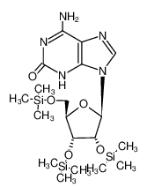 86187-42-0 2-hydroxy-6-amino-9-(2,3,5-tri-O-trimethylsilyl-β-D-ribofuranosyl)purine