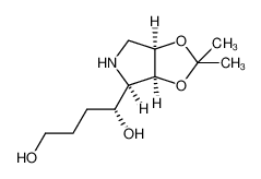 1293847-27-4 (3a'S,6a'R,4'R,1R)-1-(2',2'-dimethyltetrahydro[1',3']dioxolo[4,5-c]pyrrol-4'-yl)butane-1,4-diol