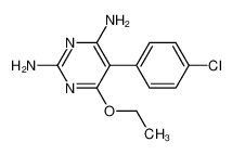 5-(4-chlorophenyl)-6-ethoxypyrimidine-2,4-diamine 61539-16-0