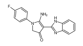 5-Amino-4-(1H-benzimidazol-2-yl)-1-(4-fluorophenyl)-1,2-dihydro-3 H-pyrrol-3-one 459137-97-4