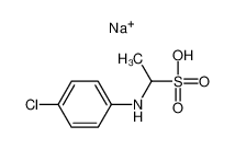 sodium,1-(4-chloroanilino)ethanesulfonic acid 28147-48-0