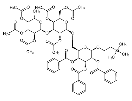 231616-51-6 structure, C56H68O24Si