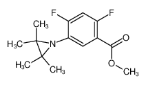 125568-97-0 2,2,3,3-tetramethyl-1-(2,4-difluoro-5-carbomethoxyphenyl)aziridine