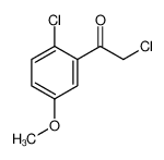 Ethanone, 2-chloro-1-(2-chloro-5-methoxyphenyl)- 99846-94-3