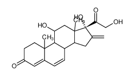 (17R)-11,17-dihydroxy-17-(2-hydroxyacetyl)-10,13-dimethyl-16-methylene-1,2,8,9,10,11,12,13,14,15,16,17-dodecahydro-3H-cyclopenta[a]phenanthren-3-one 17332-61-5