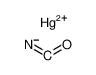 3021-39-4 structure, CHgNO+