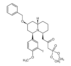 97974-78-2 spectrum, (4α,6α,8α,9aα)-(+/-)-<octahydro-6-(3-iodo-4-methoxyphenyl)-8-(phenylmethoxy)-4H-quinolizin-4-yl>-3-(dimethylphosphinyl)-2-propanone