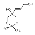 918952-53-1 5-(3-hydroxyprop-1-enyl)-2,2-dimethyl-1,3-dioxan-5-ol