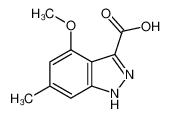 4-methoxy-6-methyl-1H-indazole-3-carboxylic acid