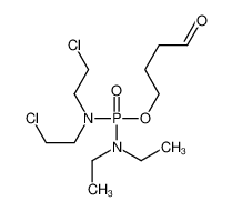 4-[bis(2-chloroethyl)amino-(diethylamino)phosphoryl]oxybutanal