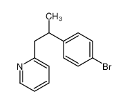 2-[2-(4-bromophenyl)propyl]pyridine 58754-31-7