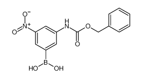 3-(苄氧基羰基氨基)-5-硝基苯基硼酸