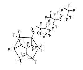 709615-36-1 spectrum, 1,1,2,3,3,3-hexafluoro-2-(1,1,2,3,3,3-hexafluoro-2-(perfluoropropoxy)propoxy)propyl 2,2,3,4,4,5,6,6,7,8,8,9,9,10,10-pentadecafluoroadamantane-1-carboxylate