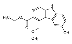 96136-88-8 spectrum, 6-hydroxy-4-methoxymethyl-β-carboline-3-carboxylic acid ethyl ester