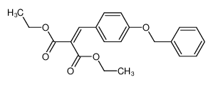 diethyl 2-[(4-phenylmethoxyphenyl)methylidene]propanedioate 53361-40-3