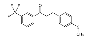 898781-55-0 structure, C17H15F3OS