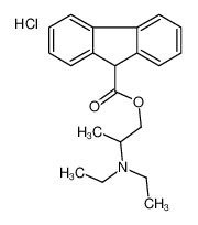 63918-46-7 diethyl-[1-(9H-fluorene-9-carbonyloxy)propan-2-yl]azanium,chloride