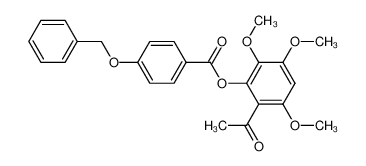 56595-79-0 spectrum, 2-(4'-benzyloxybenzoyloxy)-3,4,6-trimethoxyacetophenone