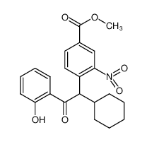 1414926-67-2 4-[1-cyclohexyl-2-(2-hydroxy-phenyl)-2-oxo-ethyl]-3-nitrobenzoic acid methyl ester