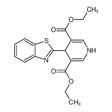 Diethyl 4-(1,3-benzothiazol-2-yl)-1,4-dihydro-3,5-pyridinedicarbo xylate 439092-53-2