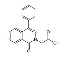 2-(1-oxo-4-phenylphthalazin-2-yl)acetic acid 127828-88-0