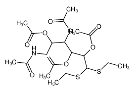 [1-acetamido-3,4,5-triacetyloxy-6,6-bis(ethylsulfanyl)hexan-2-yl] acetate 4768-53-0