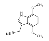 2-(4,7-dimethoxy-1H-indol-3-yl)acetonitrile 15109-37-2