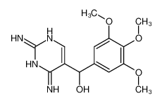 (2,4-diaminopyrimidin-5-yl)-(3,4,5-trimethoxyphenyl)methanol 29606-06-2