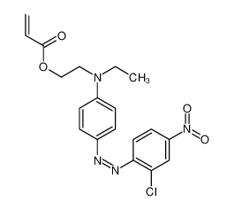 2-[4-[(2-chloro-4-nitrophenyl)diazenyl]-N-ethylanilino]ethyl prop-2-enoate 10462-94-9