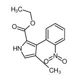 129044-97-9 ethyl 4-methyl-3-(2-nitrophenyl)-1H-pyrrole-2-carboxylate