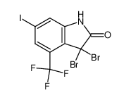 259667-70-4 structure, C9H3Br2F3INO