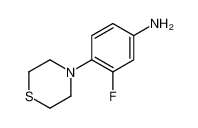 3-fluoro-4-thiomorpholin-4-ylaniline 237432-11-0