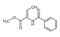 60027-58-9 spectrum, (Z)-α-N-benzoylamino-2-butenoic acid methylester