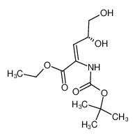 502442-54-8 spectrum, ethyl (4R)-2-(N-tert-butyloxycarbonylamino)-4,5-dihydroxy-2-pentenoa