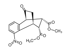 8-Nitro-9-oxo-1.2.3.4-tetrahydro-1ref.4c-aethano-naphthalin-(2t.3t)-dicarbonsaeure-dimethylester 15257-54-2