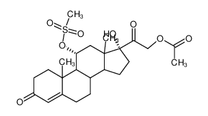 113862-93-4 spectrum, 21-Acetoxy-17α-hydroxy-11α-methansulfonyloxy-pregn-4-en-3,20-dion